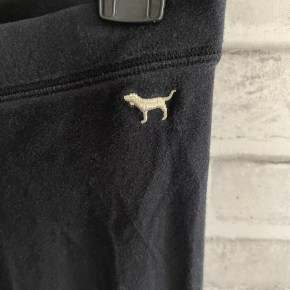 Women’s Victoria’s Secret PINK black leggings Small - Picture 3 of 4